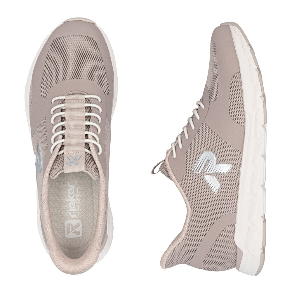 detail Dámské tenisky RIEKER M9052-60 béžová W5