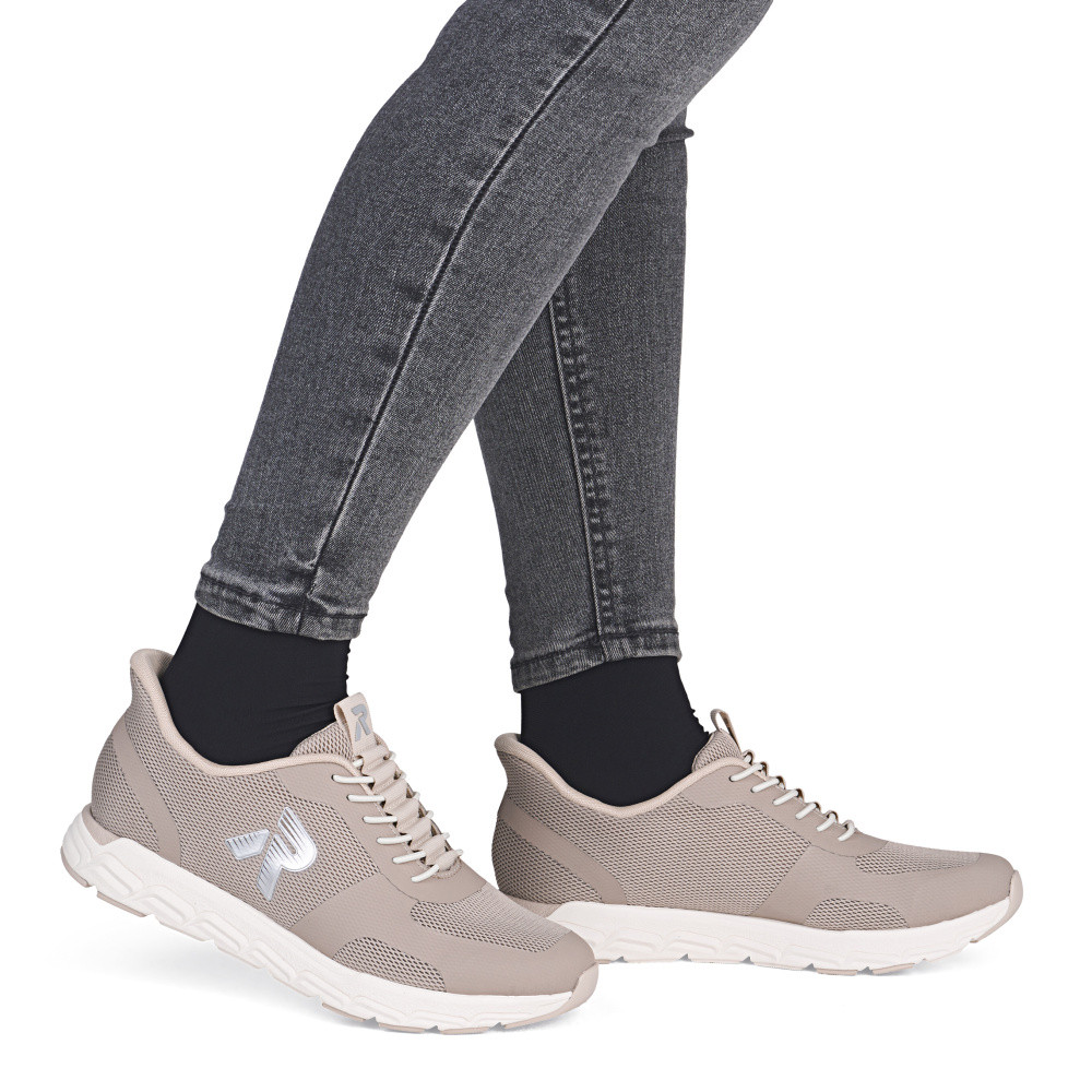 detail Dámské tenisky RIEKER M9052-60 béžová W5