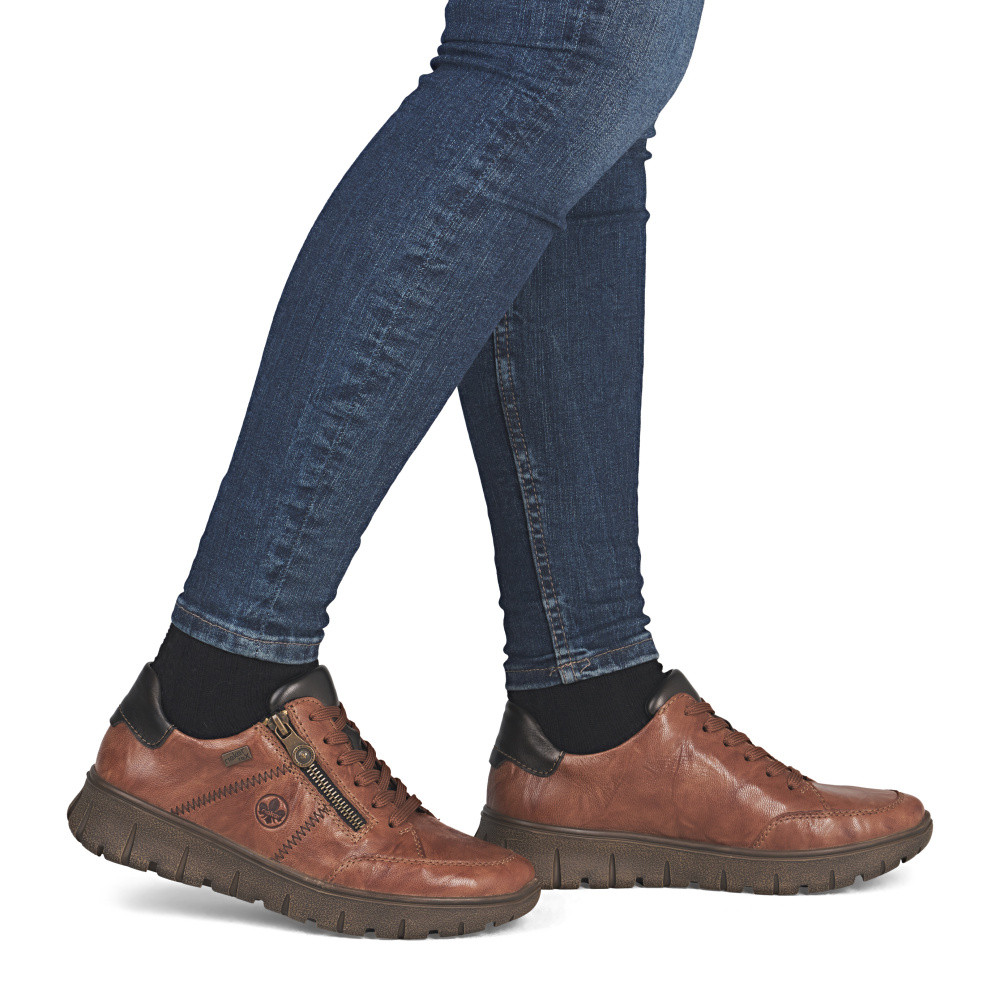 detail Dámské tenisky RIEKER N1301-22 hnědá W5