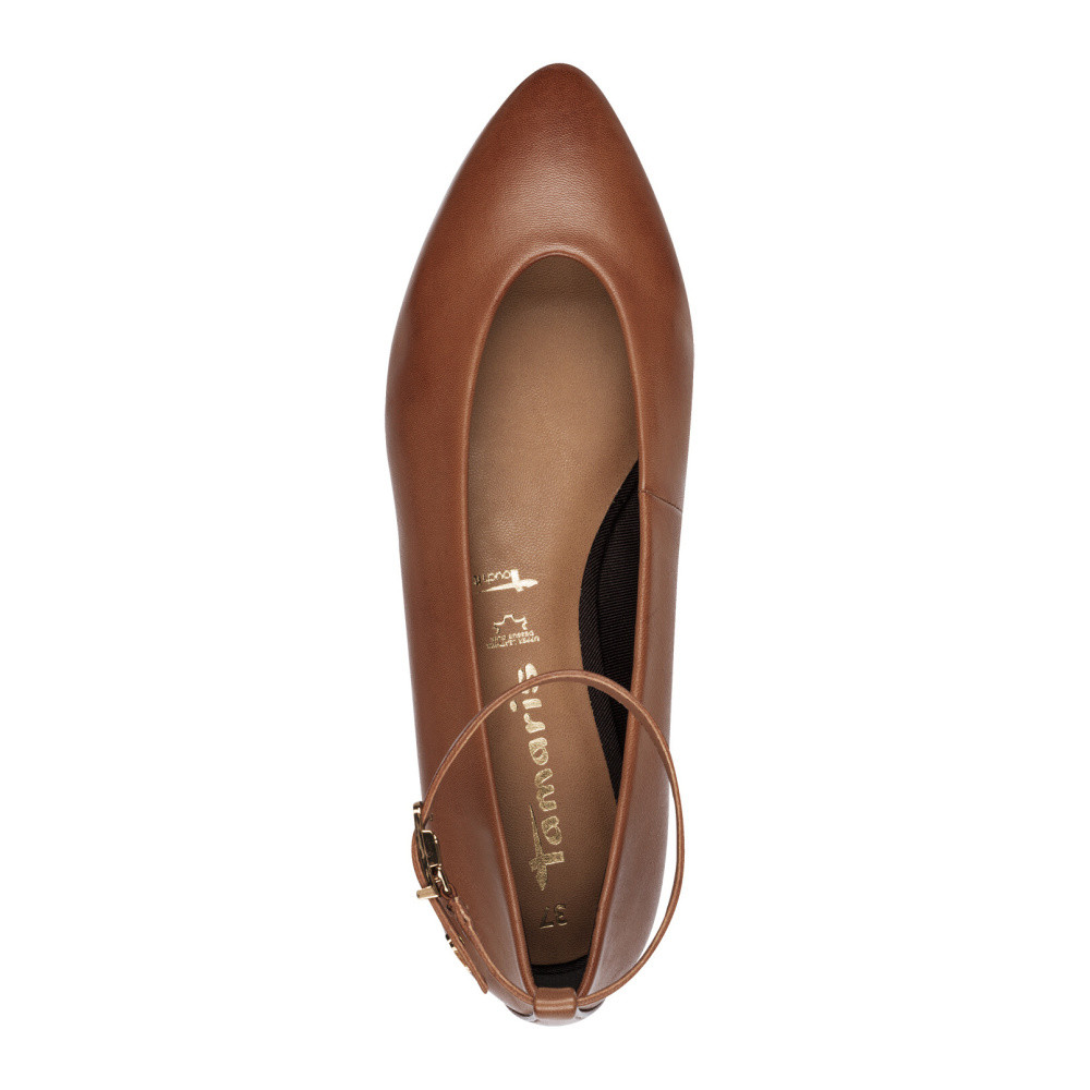 detail Dámské baleríny TAMARIS 22161-45-305 hnědá W5