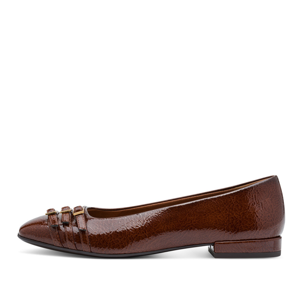 detail Dámské baleríny TAMARIS 22163-45-305 hnědá W5