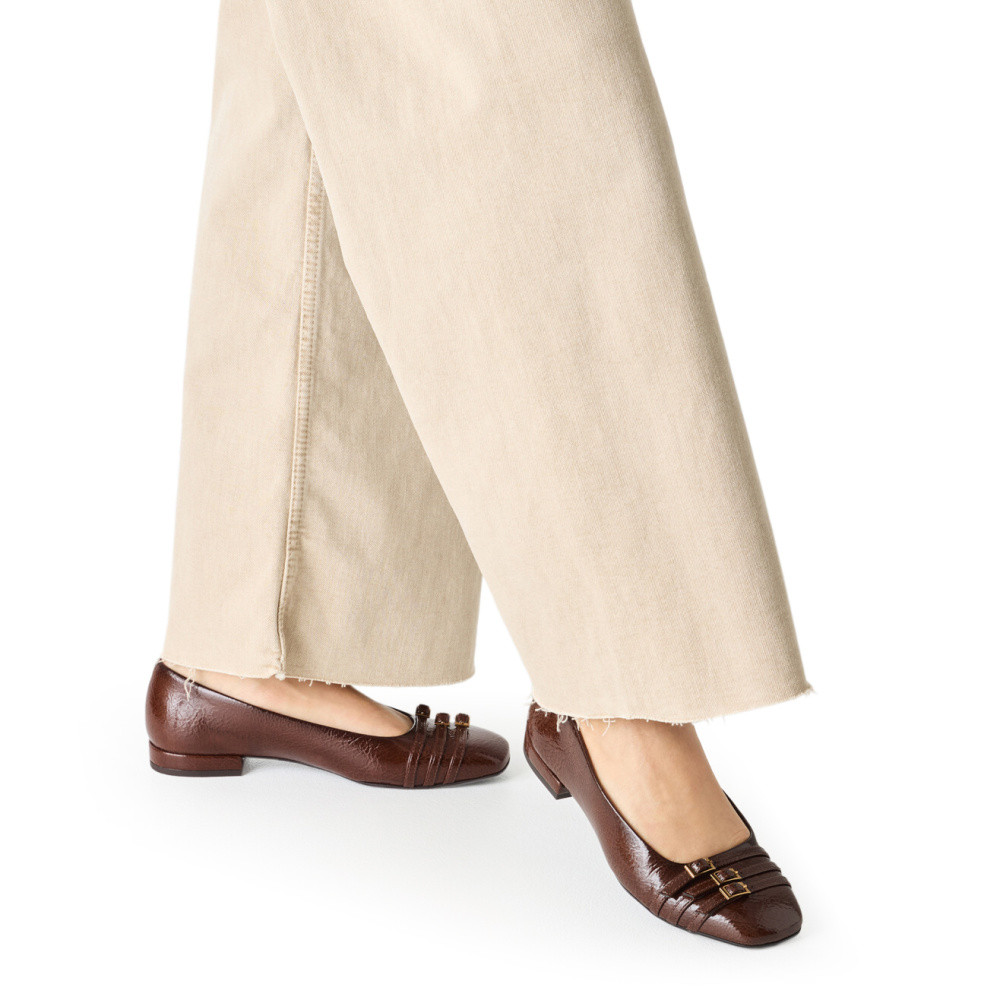 detail Dámské baleríny TAMARIS 22163-45-305 hnědá W5