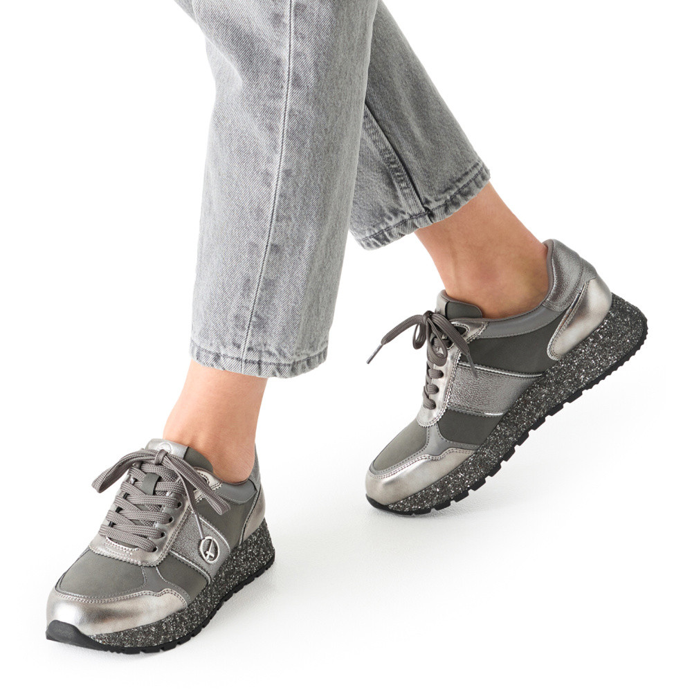 detail Dámské tenisky TAMARIS 23727-42-919 stříbrná W5