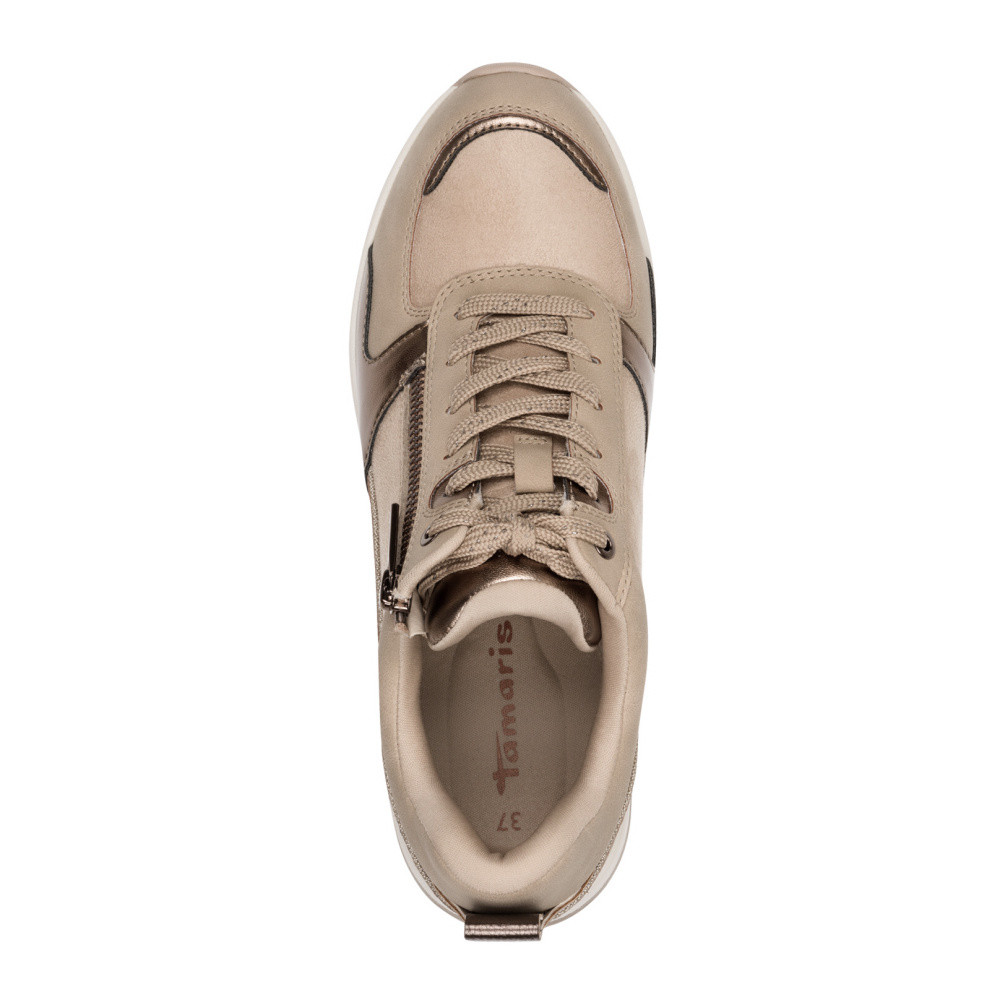 detail Dámské tenisky TAMARIS 1-23754-45   BEIGE 400   H/W5