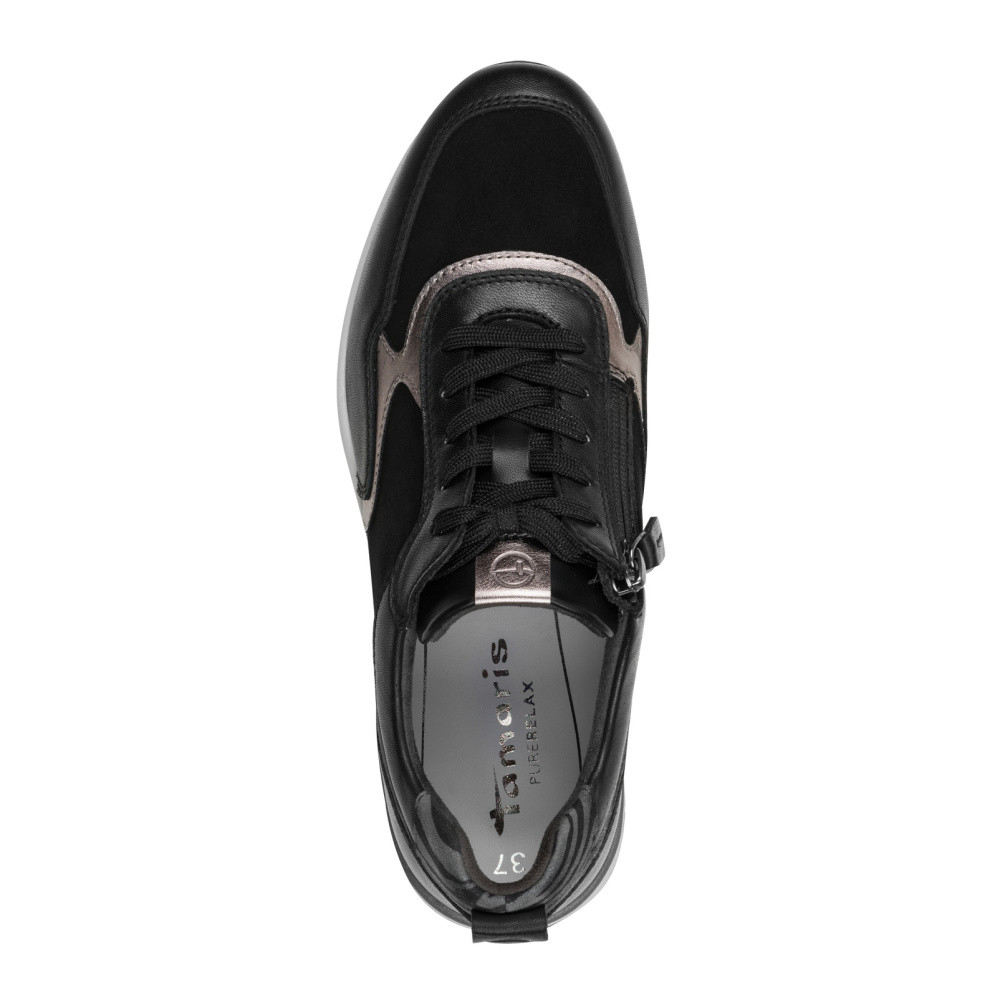 detail Dámské tenisky TAMARIS 23766-43-086 černá W5