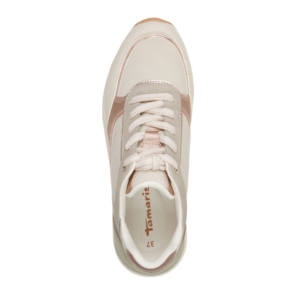 detail Dámské tenisky TAMARIS 23768-45-430 béžová W5
