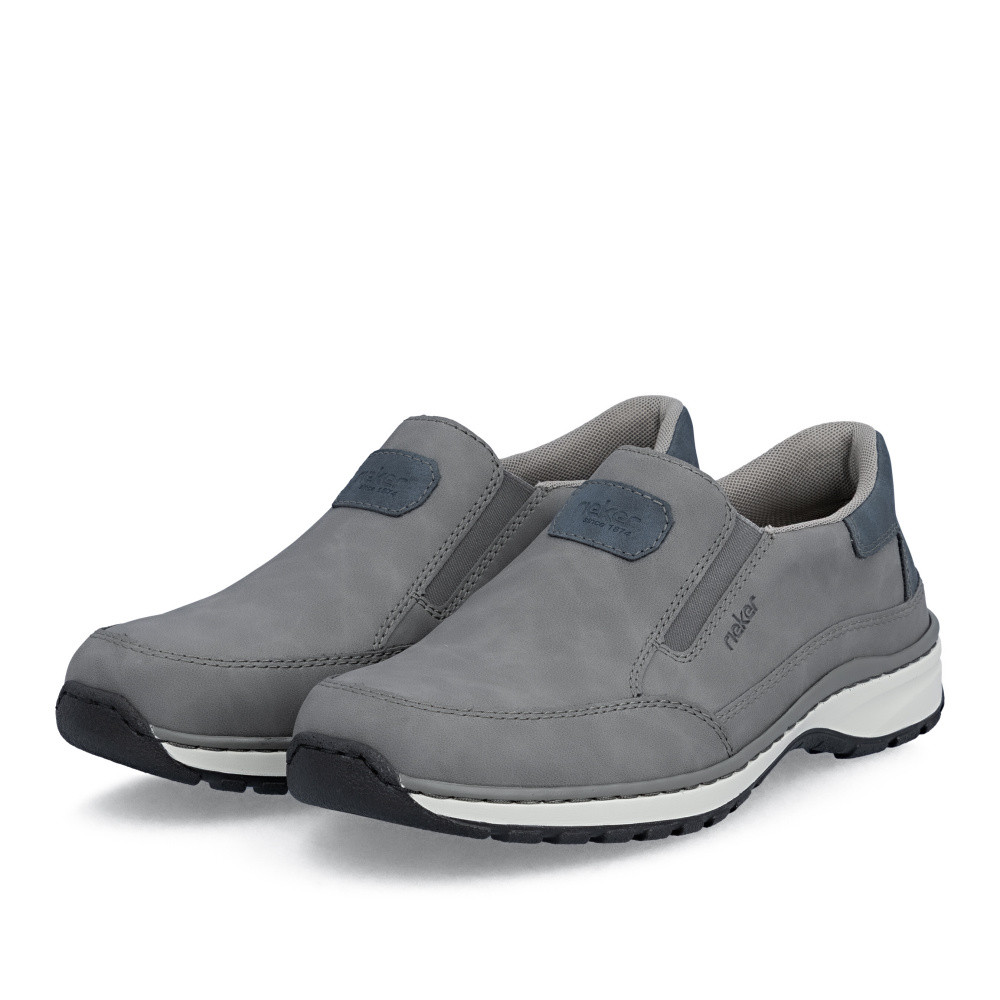 detail Pánské mokasíny RIEKER 03365-42 šedá S6