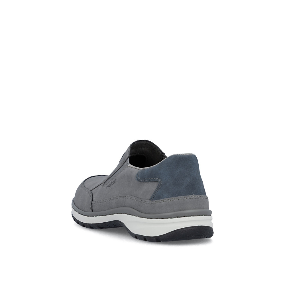 detail Pánské mokasíny RIEKER 03365-42 šedá S6