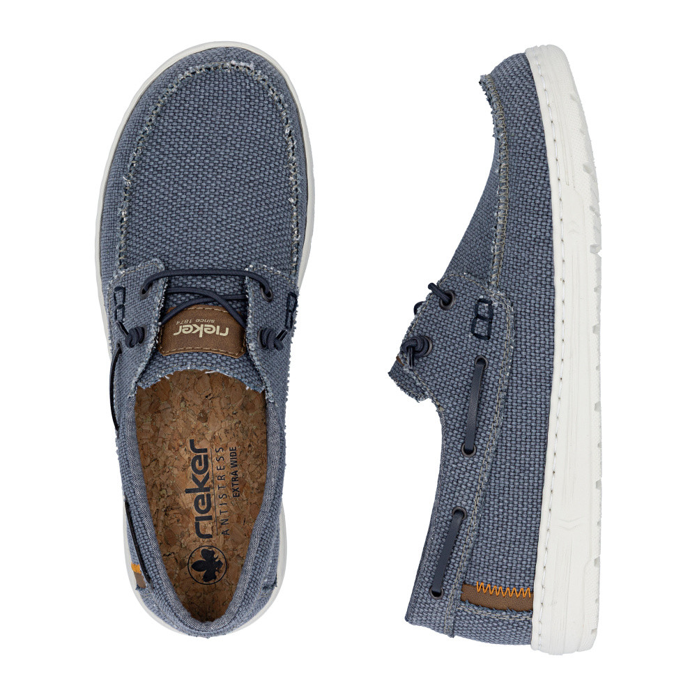 detail Pánské polobotky RIEKER 08664-12 modrá S6