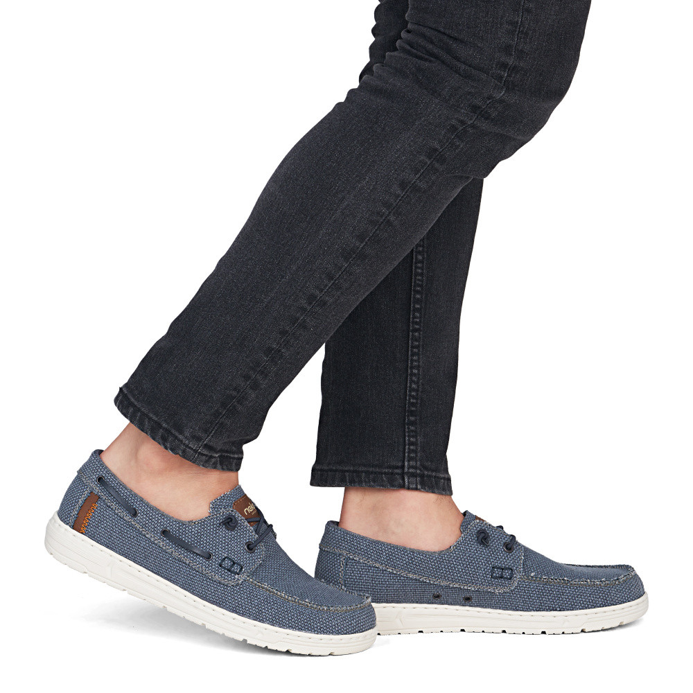 detail Pánské polobotky RIEKER 08664-12 modrá S6