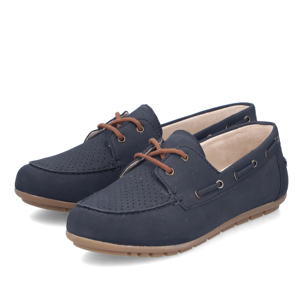 detail Dámské polobotky RIEKER 43800-15 modrá S6