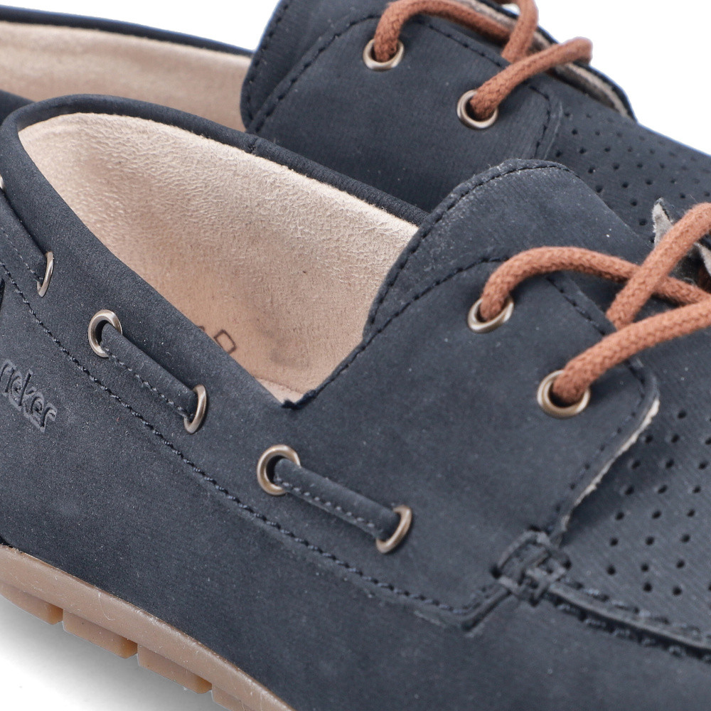 detail Dámské polobotky RIEKER 43800-15 modrá S6