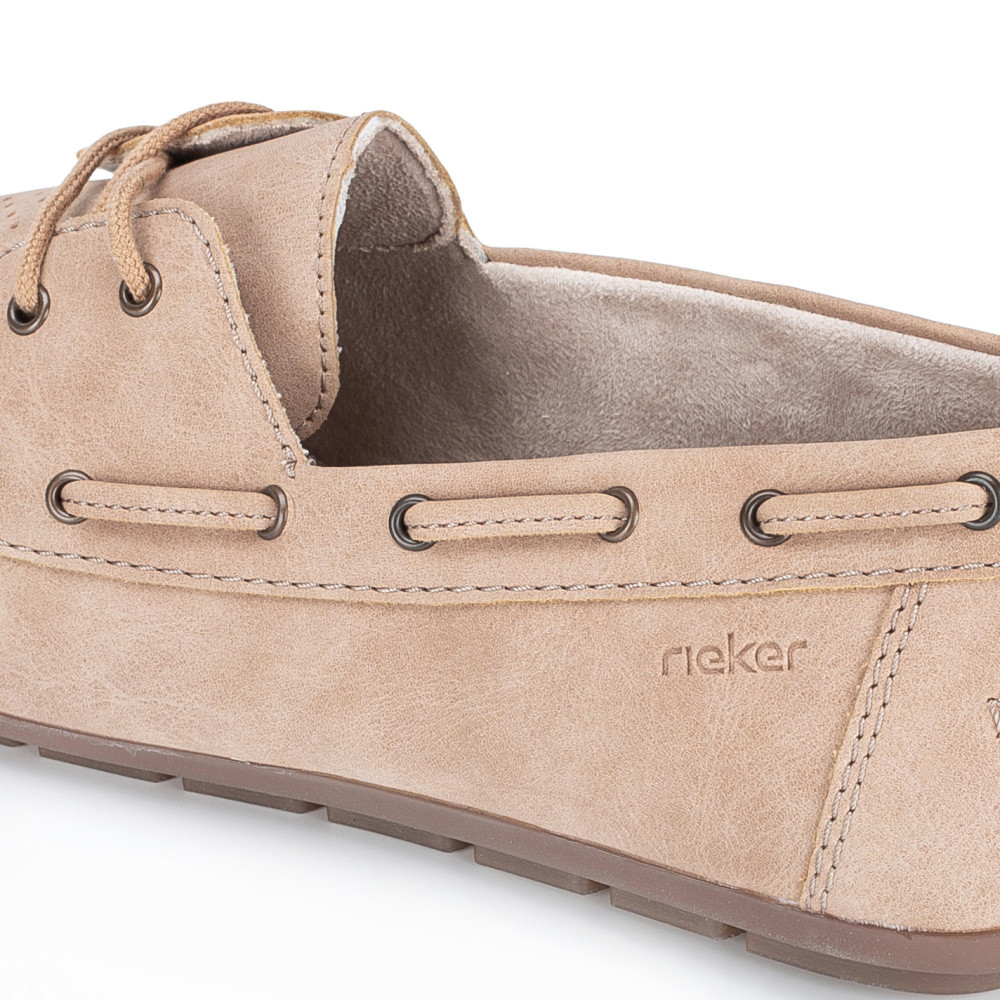 detail Dámské polobotky RIEKER 43800-60 béžová S6