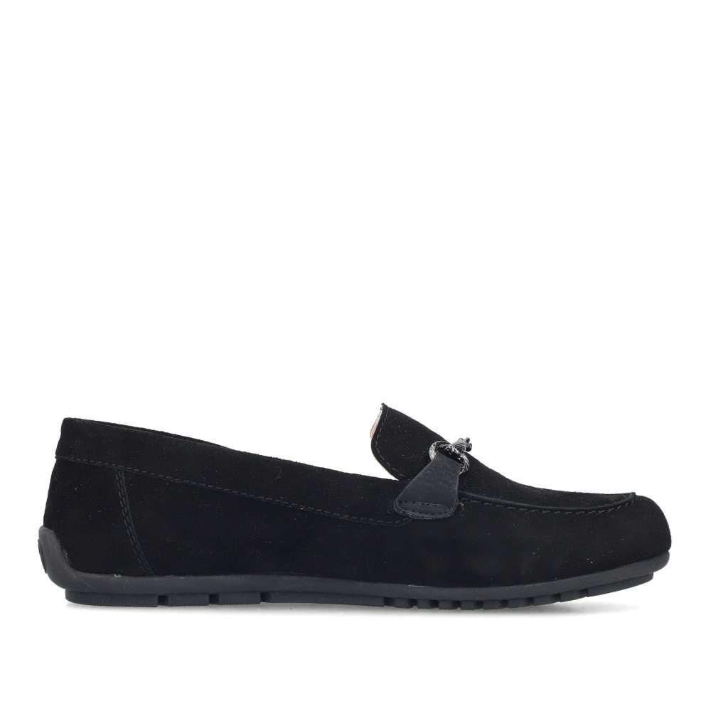 detail Dámské mokasíny RIEKER 43863-00 černá S6