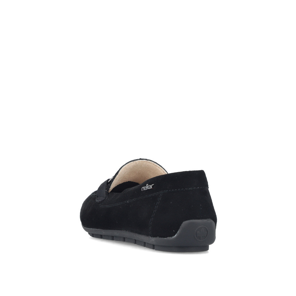 detail Dámské mokasíny RIEKER 43863-00 černá S6