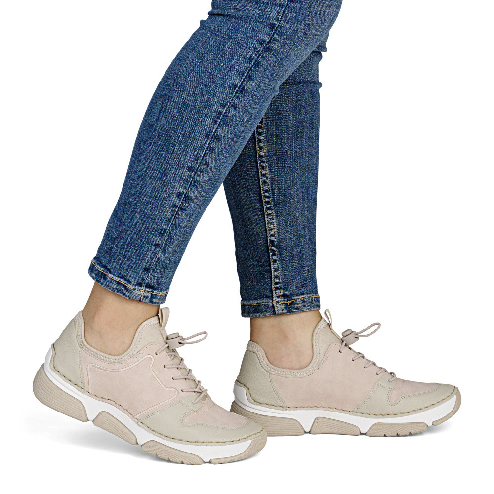 detail Dámské tenisky RIEKER 45970-31 růžová S6