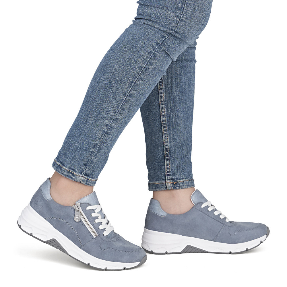 detail Dámske tenisky RIEKER 48134-10 modrá S6