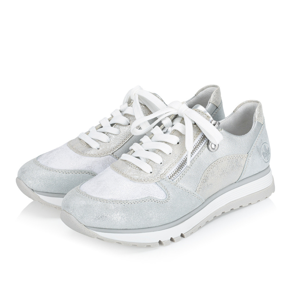 detail Dámské tenisky RIEKER 49003-91 stříbrná S6