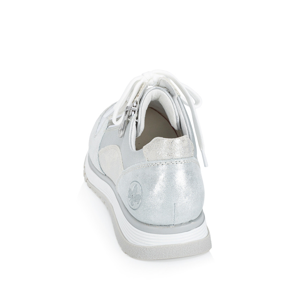detail Dámské tenisky RIEKER 49003-91 stříbrná S6