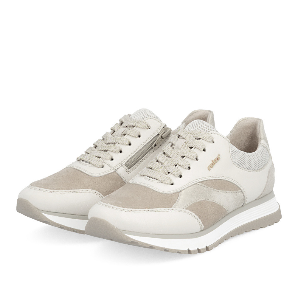 detail Dámské tenisky RIEKER 49006-60 béžová S6