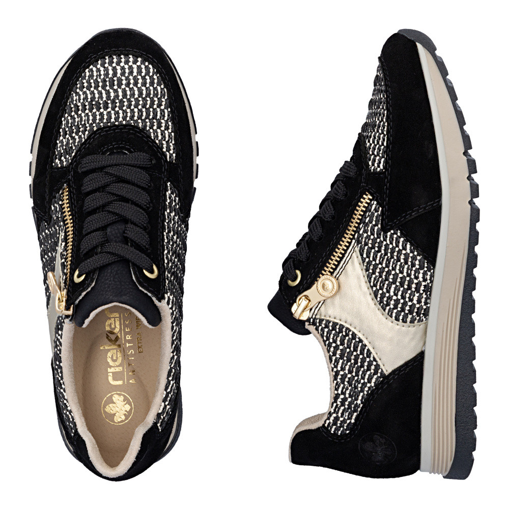 detail Dámské tenisky RIEKER 49010-01 černá S6