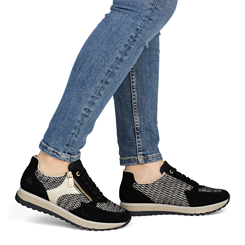 detail Dámské tenisky RIEKER 49010-01 černá S6