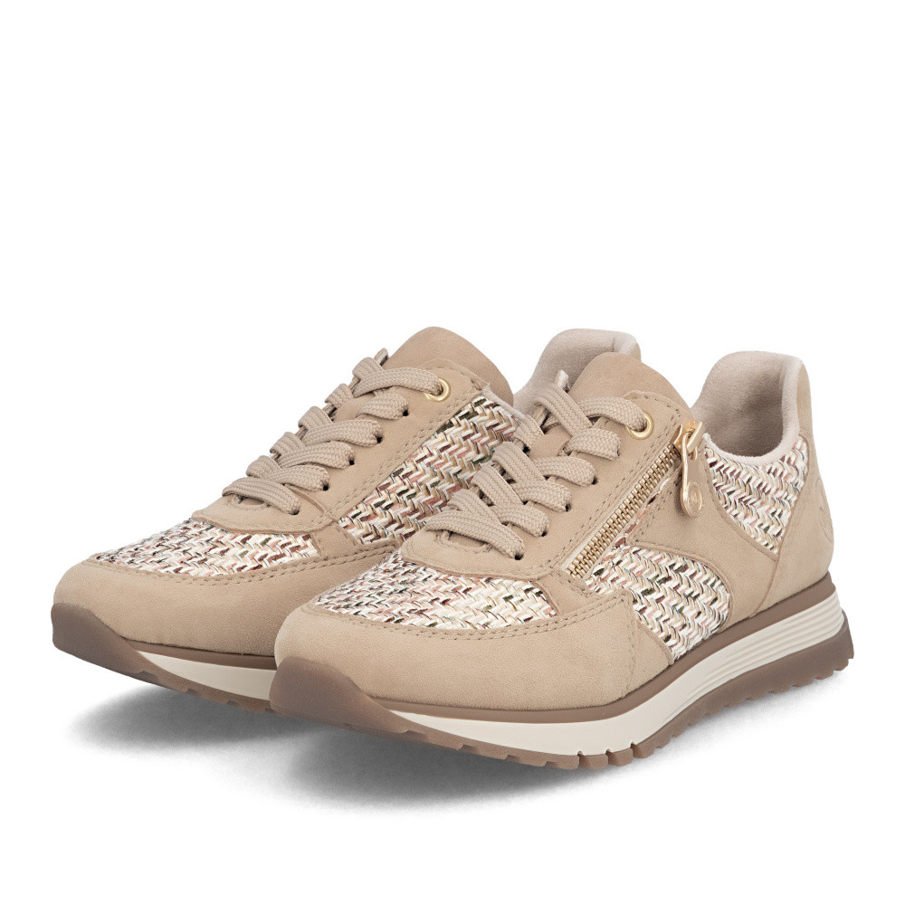 detail Dámské tenisky RIEKER 49010-62 béžová S6