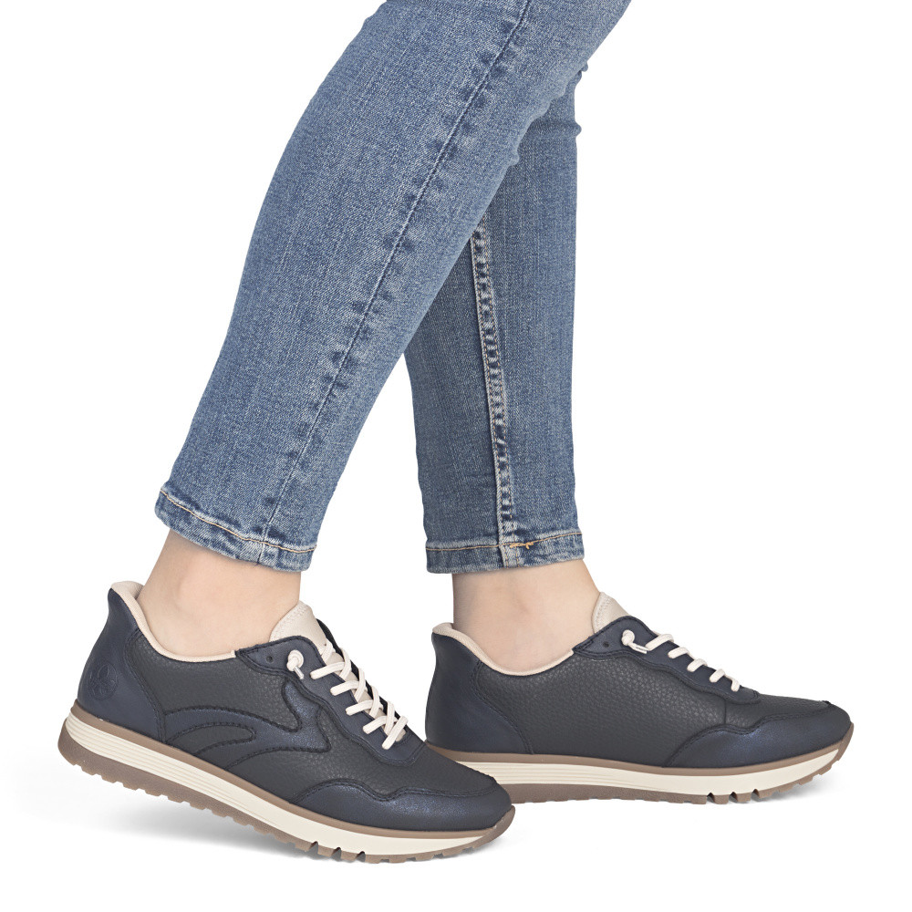 detail Dámské tenisky RIEKER 49054-14 modrá S6