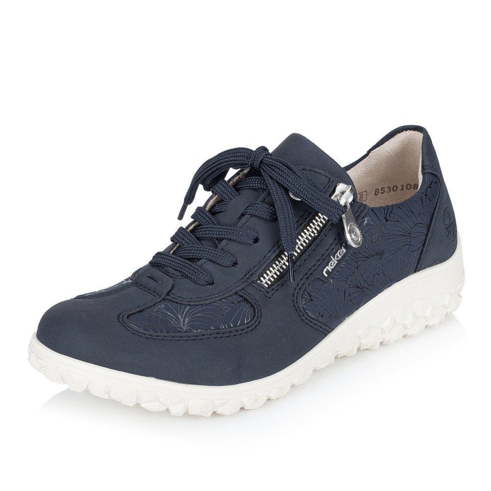 detail Dámské polobotky RIEKER 59501-14 modrá S6