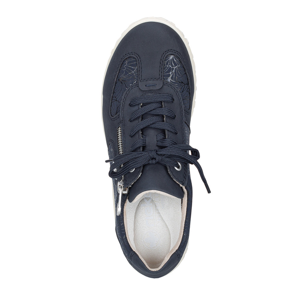 detail Dámské polobotky RIEKER 59501-14 modrá S6