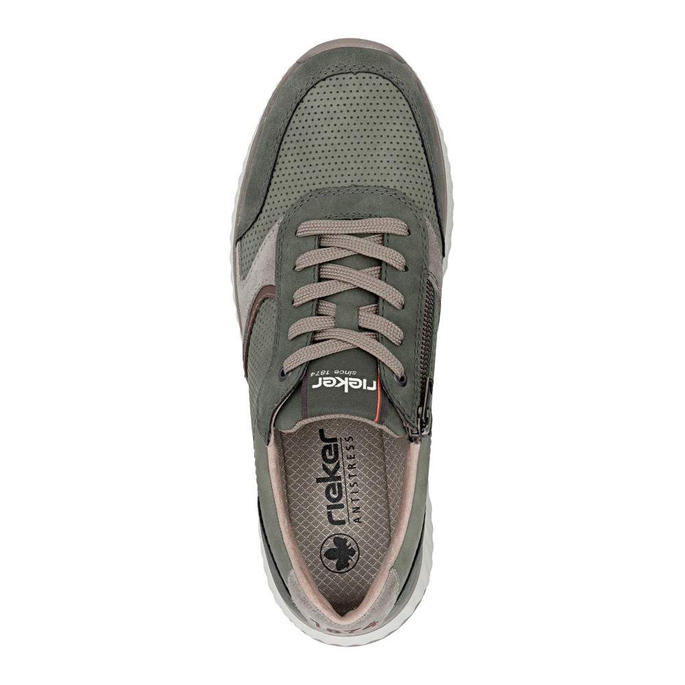 detail Pánské tenisky RIEKER B0606-52 zelená S6