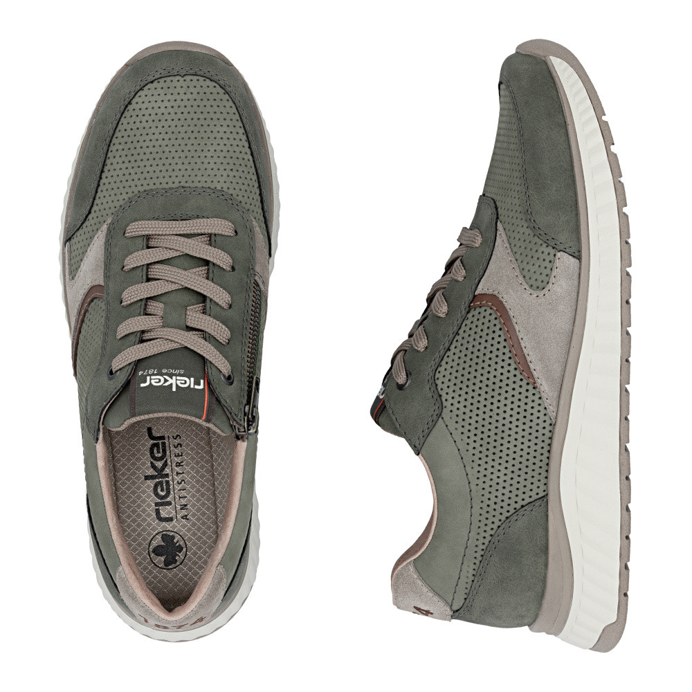 detail Pánské tenisky RIEKER B0606-52 zelená S6