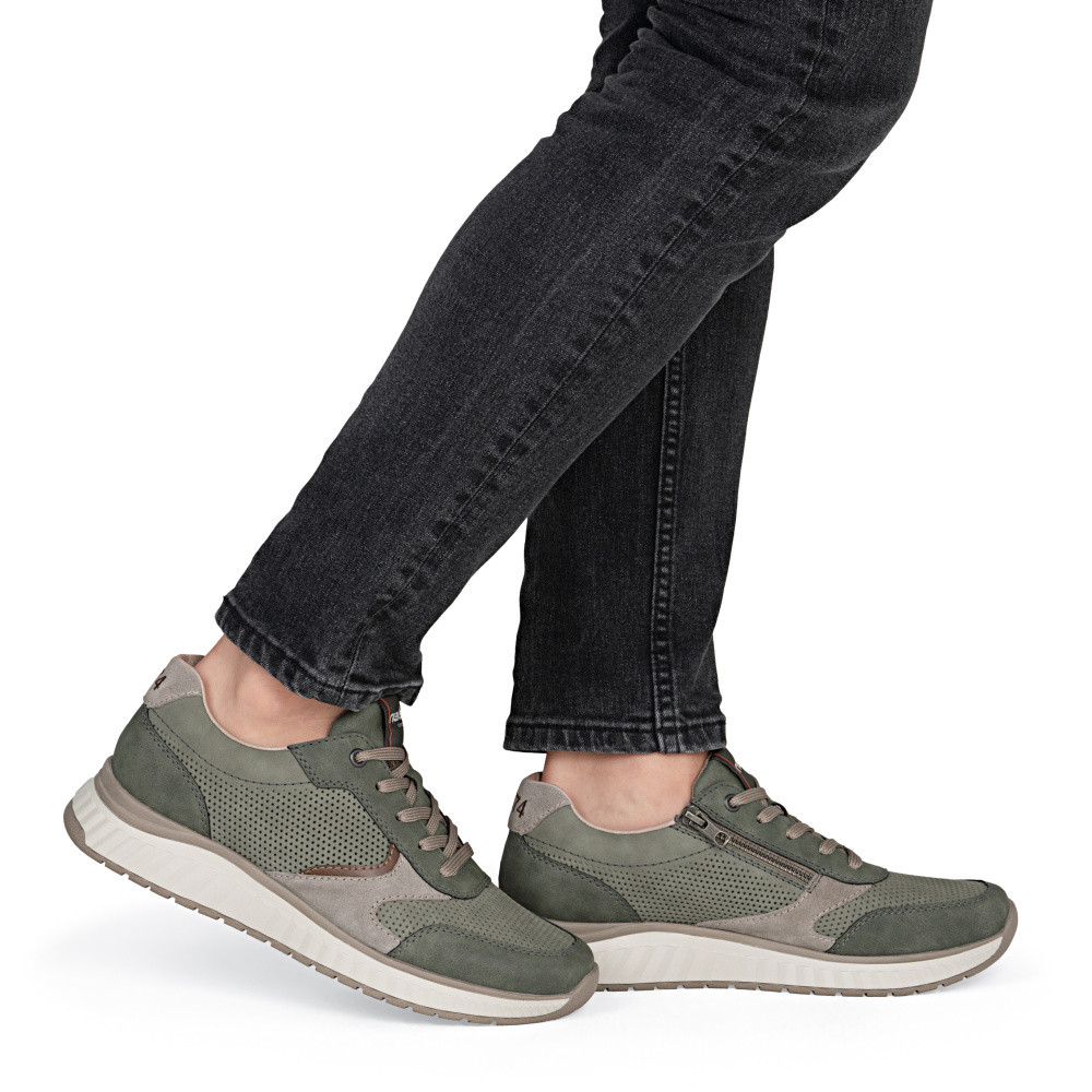 detail Pánské tenisky RIEKER B0606-52 zelená S6