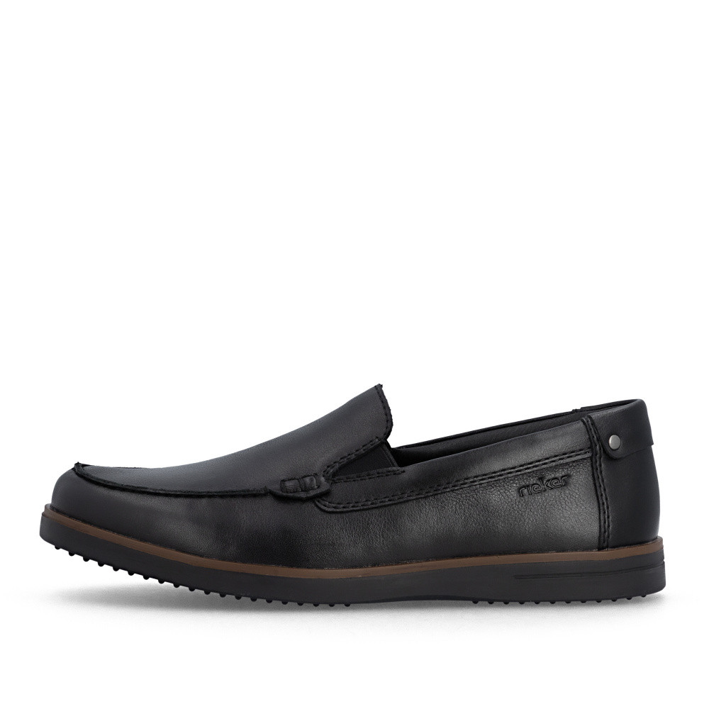 detail Pánské mokasíny RIEKER B2352-00 černá S6