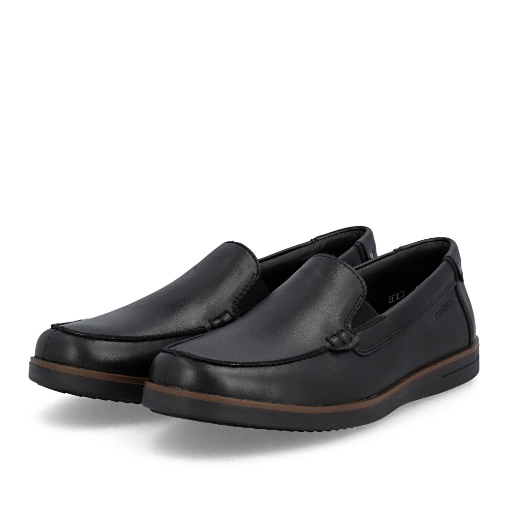 detail Pánské mokasíny RIEKER B2352-00 černá S6