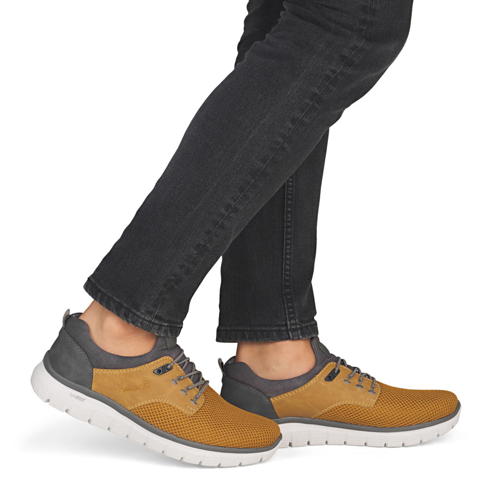 detail Pánské tenisky RIEKER B6652-68 žlutá S6