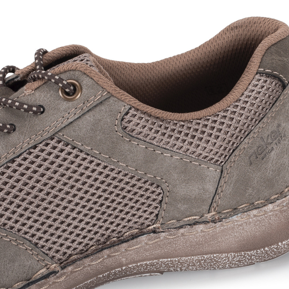 detail Pánské polobotky RIEKER 03089-64 šedá S6