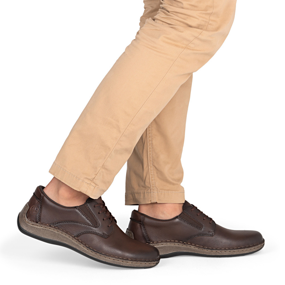 detail Pánské polobotky RIEKER 05211-25 hnědá S6