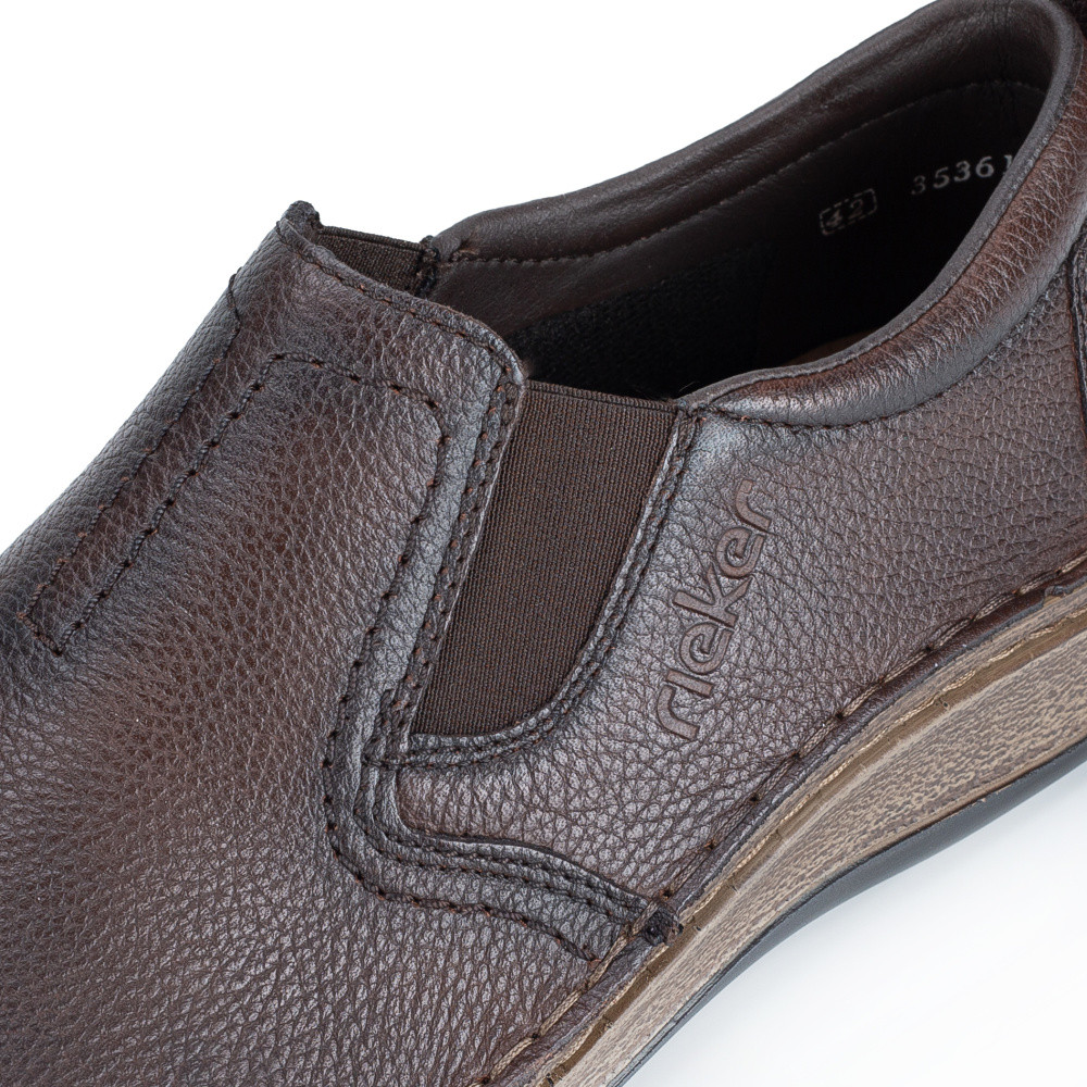 detail Pánské mokasíny RIEKER 05264-26 hnědá S6