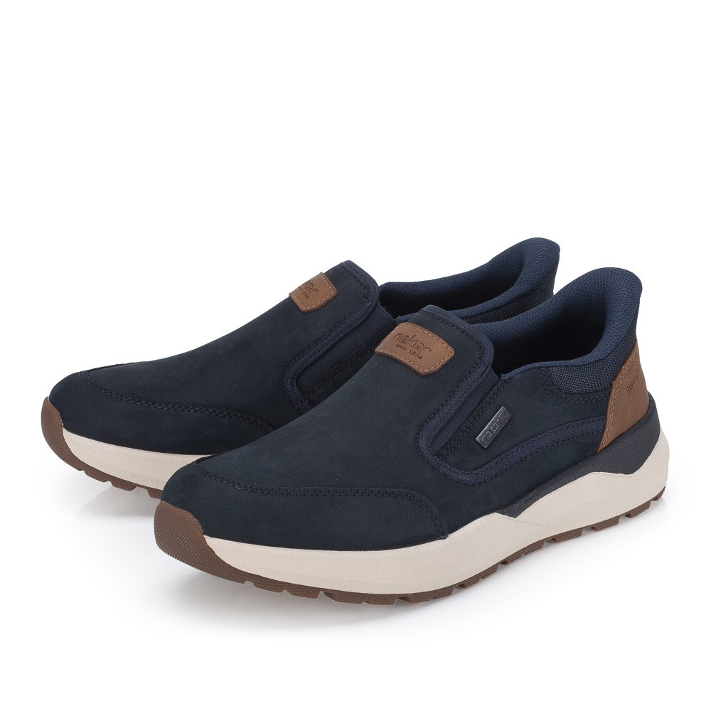 detail Pánské mokasíny RIEKER 06052-14 modrá S6