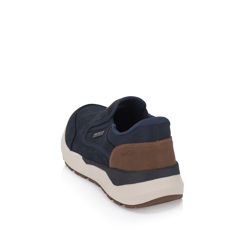 detail Pánské mokasíny RIEKER 06052-14 modrá S6