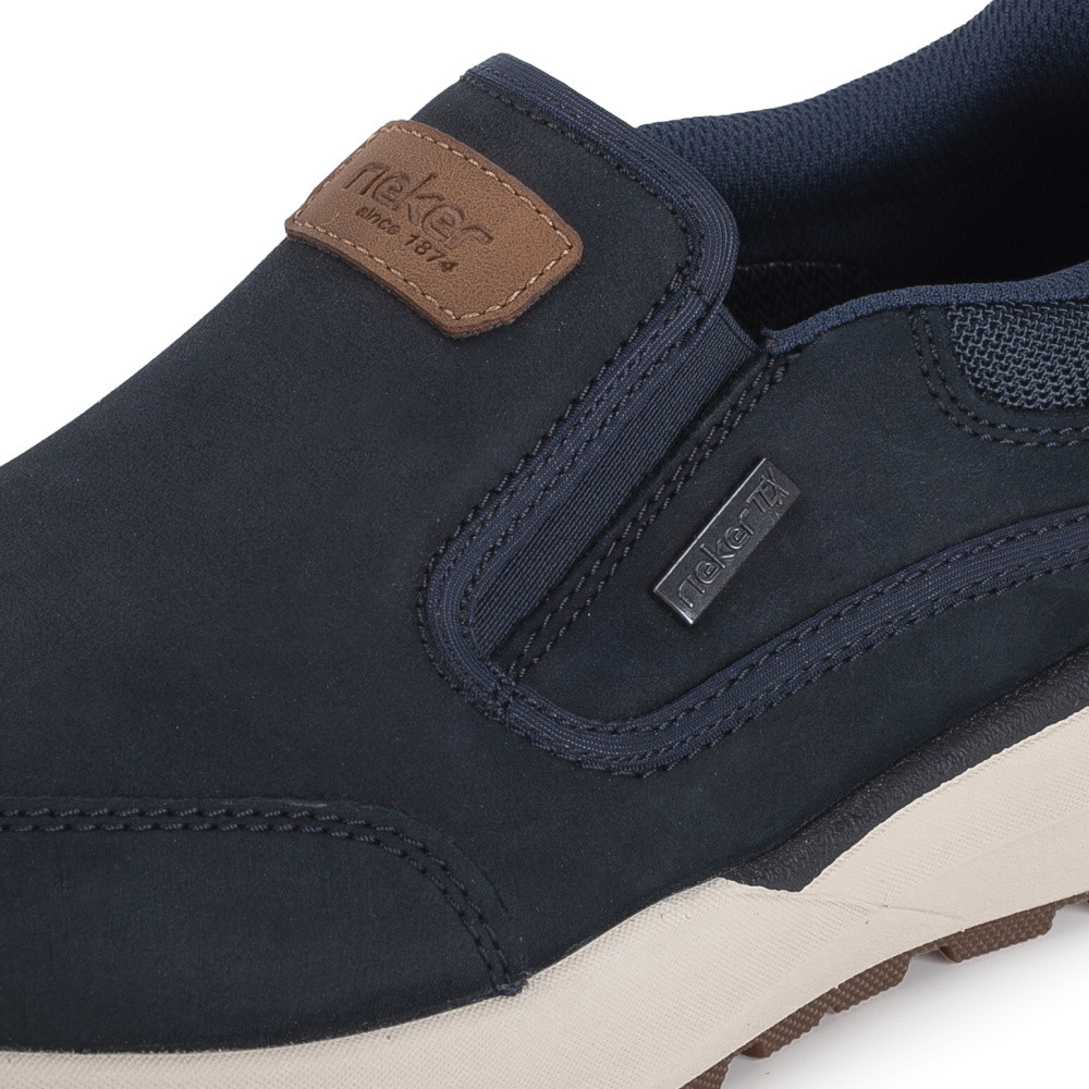 detail Pánské mokasíny RIEKER 06052-14 modrá S6