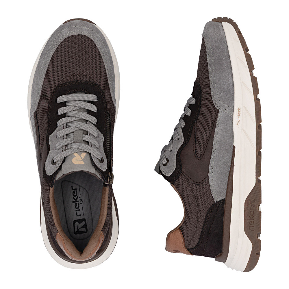 detail Pánské tenisky RIEKER 06100-25 hnědá S6