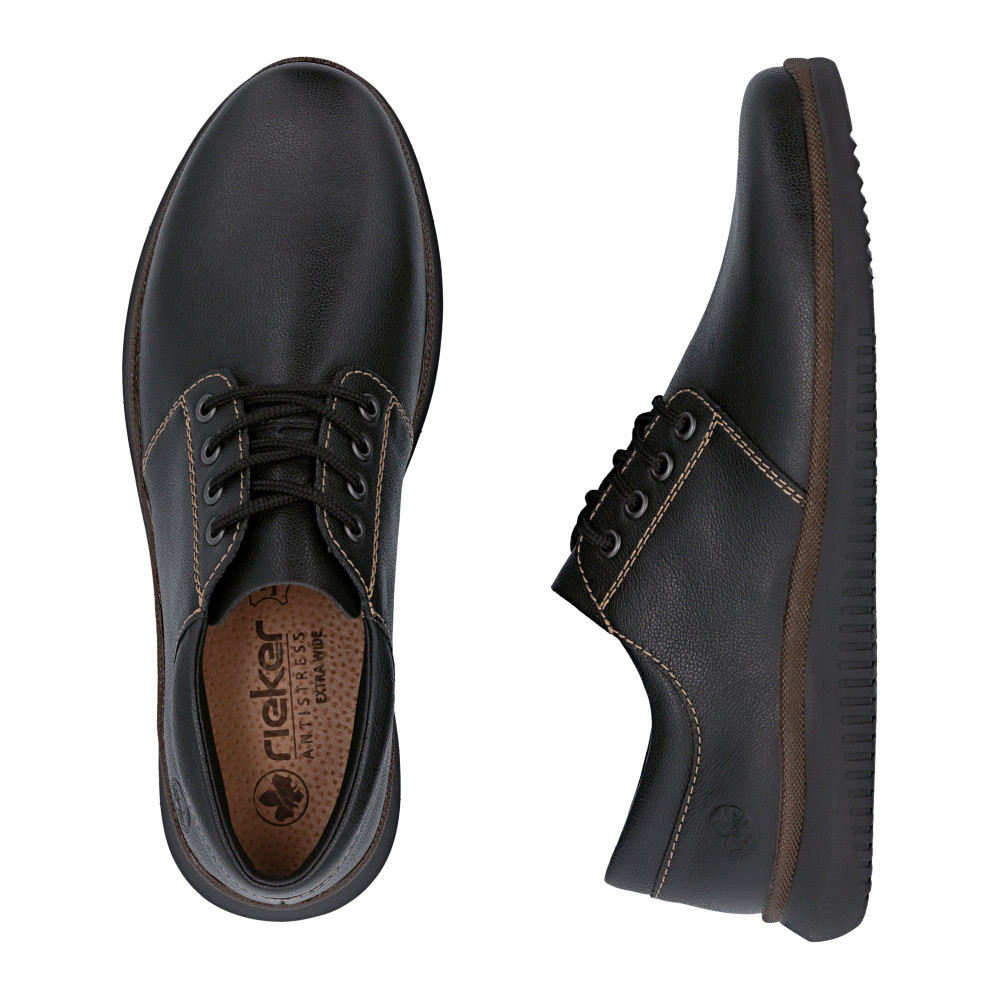 detail Pánské polobotky RIEKER 10424-00 černá S6