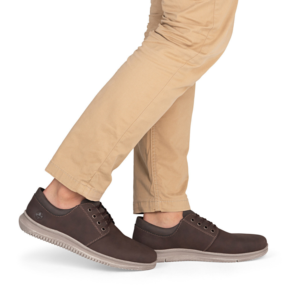 detail Pánské polobotky RIEKER 10424-22 hnědá S6