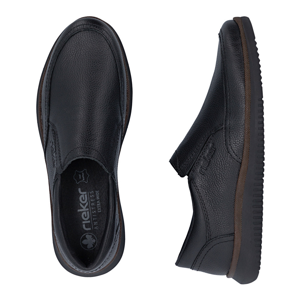 detail Pánské mokasíny RIEKER 10454-00 černá S6