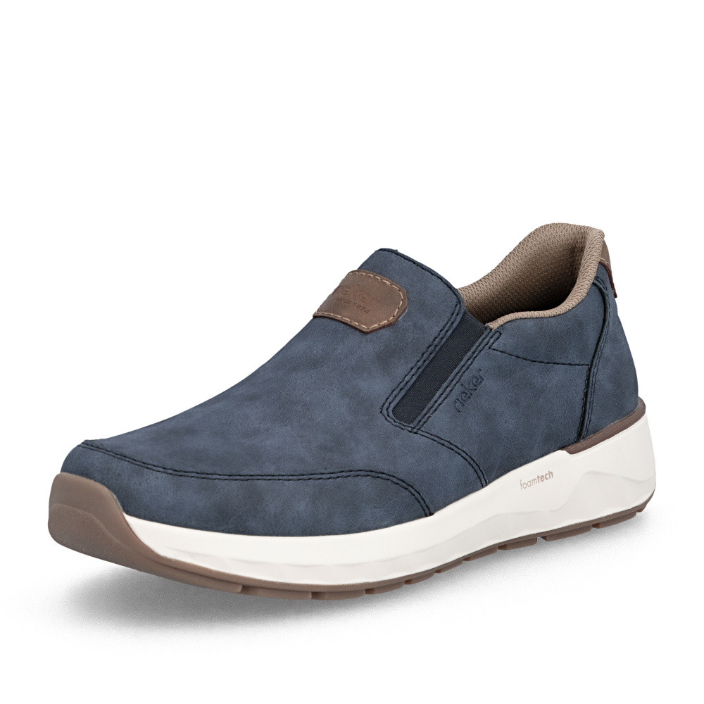 detail Pánské mokasíny RIEKER 11550-15 modrá S6