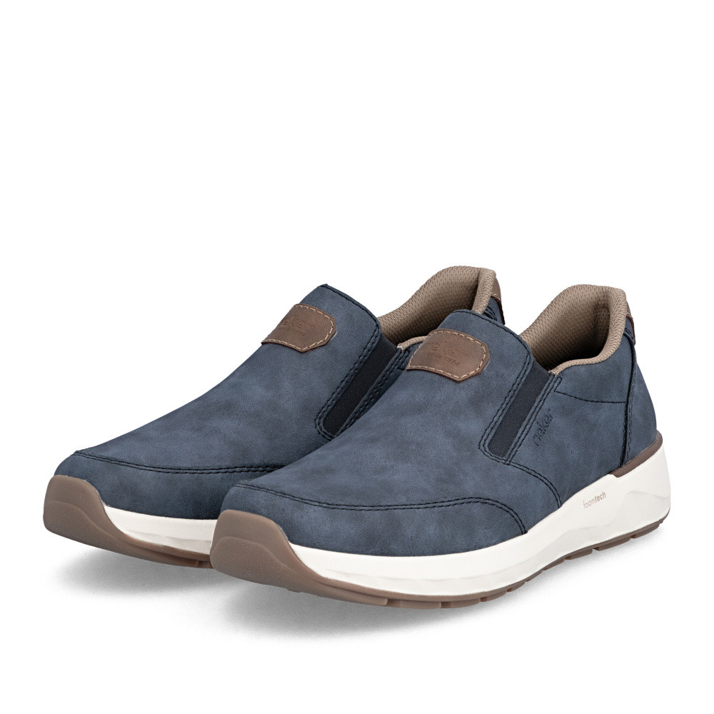 detail Pánské mokasíny RIEKER 11550-15 modrá S6