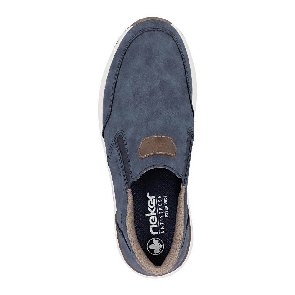 detail Pánské mokasíny RIEKER 11550-15 modrá S6
