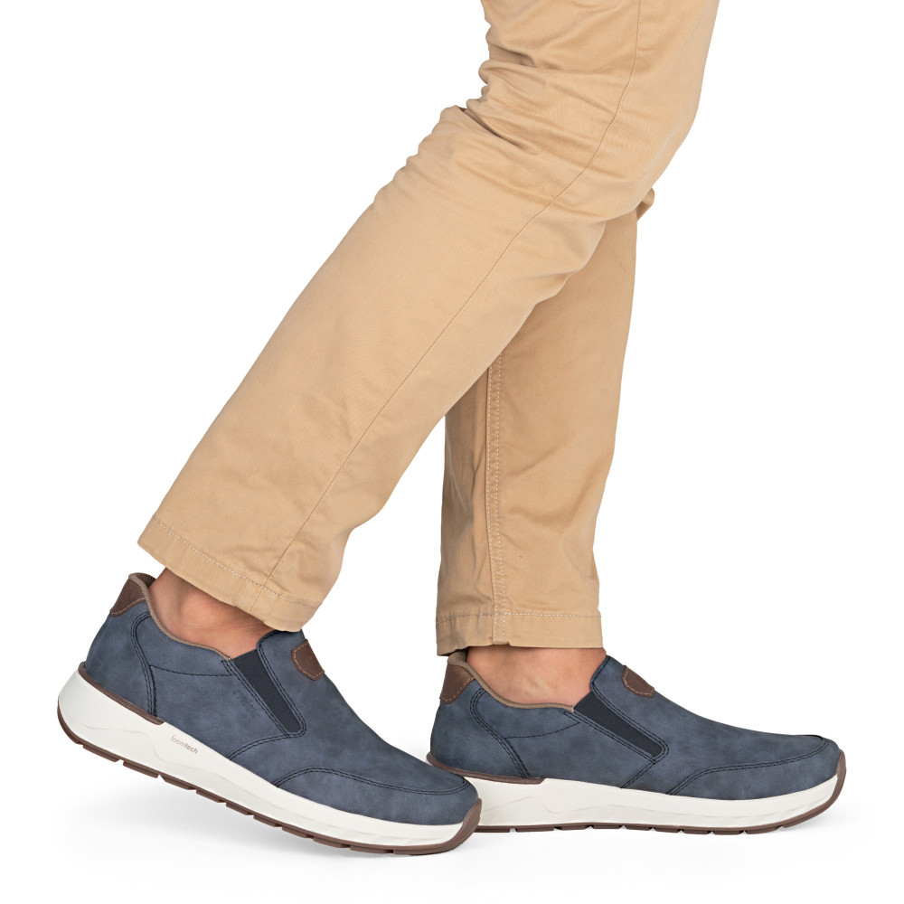 detail Pánské mokasíny RIEKER 11550-15 modrá S6